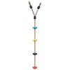 vidaXL Disc Rope Swing for Kids with 4 Treads Multicolour
