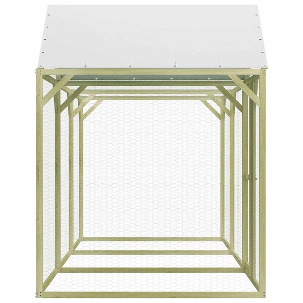 vidaXL Chicken Cage 4.5x1.5x2 m Impregnated Pinewood