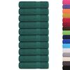 vidaXL Bath Towels 10 pcs Green 100x150 cm 360 gsm 100% Cotton