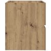 vidaXL Bathroom Hanging Cabinet Artisian Oak 80x38.5x45 cm Engineered Wood