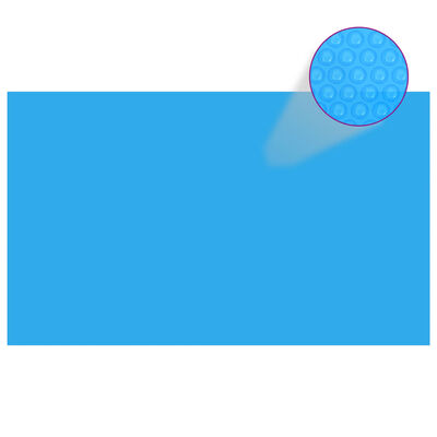 vidaXL Rectangular Pool Cover 500x300 cm PE Blue