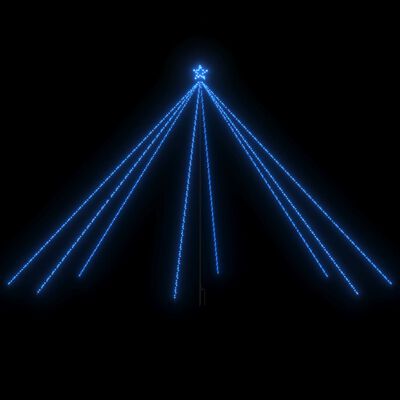 vidaXL Christmas Tree Lights Indoor Outdoor 800 LEDs Blue 5 m