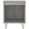 vidaXL Bedside Cabinet Grey Sonoma 40x35x50 cm Engineered Wood