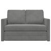 vidaXL Folding Sofa Bed Dark Grey 122 x 70 x 60 cm Velvet