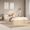 vidaXL Bed Frame without Mattress 160x200 cm Solid Wood Pine