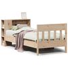 vidaXL Bookcase Bed without Mattress 75x190 cm Small Single Solid Wood Pine