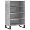 vidaXL Highboard Concrete Grey 57x35x90 cm Engineered Wood