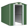 vidaXL Garden Shed Green 192x357x223 cm Galvanised Steel