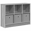 vidaXL Sideboard Grey Sonoma 73.5 x 22.5 x 53.5 cm