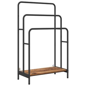 vidaXL Cloth Rack Old Wood 60 x 30 x 100.5 cm Engineered wood