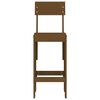 vidaXL Bar Stools 2 pcs Honey Brown 40x48.5x115.5 cm Solid Wood Pine