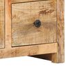 vidaXL Sideboard 59x35x75 cm Rough Mango Wood