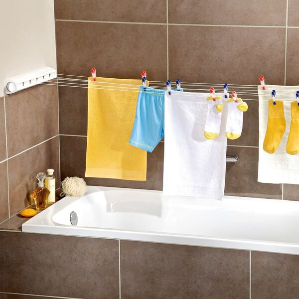 Leifheit Retractable Clothesline Rollfix 210 Longline 83040