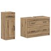 vidaXL 2 Piece Bathroom Cabinet Set UTRECHT Artisan Oak