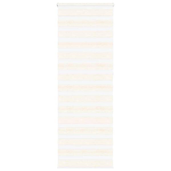 vidaXL Zebra Blind Marble Beige 90x230 cm Fabric Width 85.9 cm Polyester