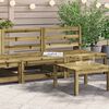 vidaXL Garden Sofas Armless 2 pcs 70x70x67 cm Impregnated Wood Pine