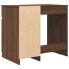 vidaXL Desk Brown Oak 86x49x76 cm Engineered Wood
