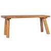 vidaXL Garden Bench 120 cm Solid Teak Wood
