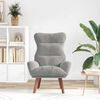 vidaXL Armchair Light Grey 69 x 74 x 93 cm Velvet