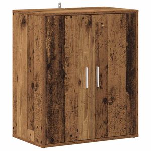vidaXL Shoe Cabinet Old Wood 60x35x70 cm Engineered Wood
