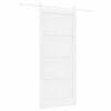 vidaXL Sliding Door 93 x 211 cm Engineered Wood White