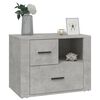 vidaXL Bedside Cabinet Concrete Grey 60x36x45 cm Engineered Wood
