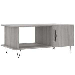 vidaXL Coffee Table Grey Sonoma 90x50x40 cm Engineered Wood