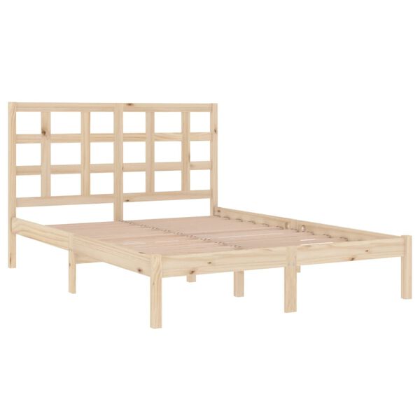 vidaXL Bed Frame without Mattress 120x200 cm Solid Wood