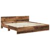 vidaXL Bed Frame with Headboard Old Wood 180 x 200 cm Engineered Wood