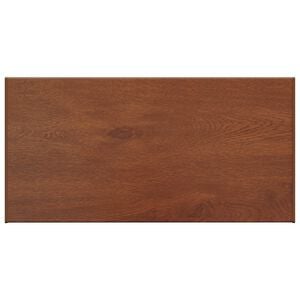 vidaXL Window Sill Brown wood 100 x 45 x 4.5 cm PVC