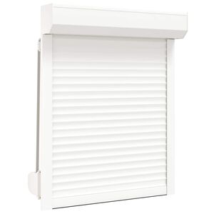 vidaXL Roller Shutter White 70 x 100 cm Aluminium and Polyurethane