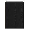 vidaXL Drawer Cabinet Black Oak 41 x 40 x 58 cm Engineered Wood