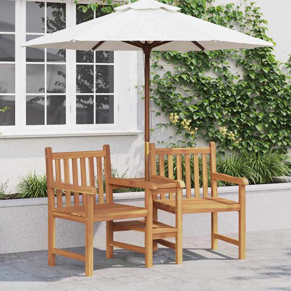 vidaXL Garden Outdoor Chairs 152 x 63 x 89 cm Solid Teak Wood