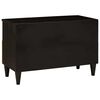 vidaXL TV Cabinet Black and Gold 70 x 33 x 46 cm Engineered wood