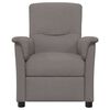 vidaXL Massage Chair Taupe Fabric