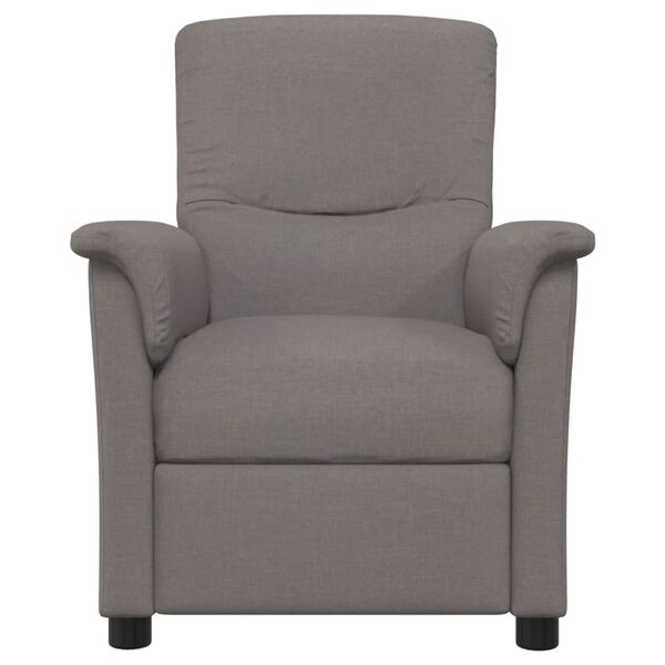 vidaXL Massage Chair Taupe Fabric