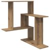 vidaXL Wall Shelf Artisan Oak 67 x 67 x 87 cm Engineered Wood
