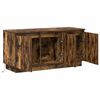 vidaXL TV Cabinet Smoked Oak 100 x 38 x 49 cm Engineered Wood