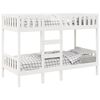 vidaXL Bunk Bed White 80x200 cm Solid Wood Pine