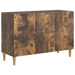 vidaXL Sideboard Smoked Oak 89 x 34.5 x 60 cm Engineered Wood
