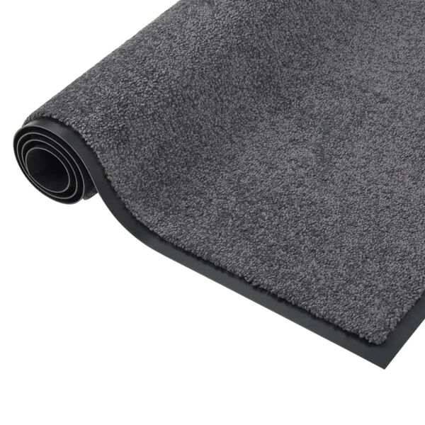 vidaXL Doormat Anthracite 60x80 cm