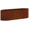 vidaXL Raised Garden Bed Weathering Steel 140 x 40x 40 cm Steel