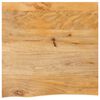 vidaXL Table Top Live Edge 60x60x3,8 cm Solid Wood Mango