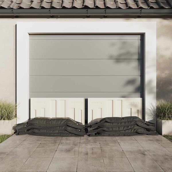 vidaXL Sandbags 100 pcs Dark Green 103x25 cm HDPE