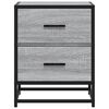 vidaXL Bedside Cabinets 2 pcs Grey Sonoma 40x31x50 cm Engineered Wood