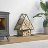 vidaXL Firewood Rack Olive Green 50x25x60 cm Cold-rolled steel