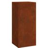 vidaXL Plant Stand 3 pcs Rusty Weathering Steel