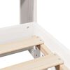 vidaXL Bed Frame without Mattress White 120x200 cm Solid Wood Pine