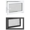 vidaXL Tilt & Turn Basement Window RISOR 90 x 50 cm PVC and Glass