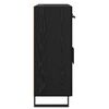 vidaXL Sideboard Black Oak 69.5 x 34 x 90 cm Engineered Wood